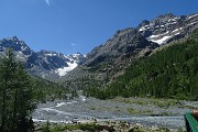 28 In Alpe Ventina con prima vista verso il ghiacciaio 